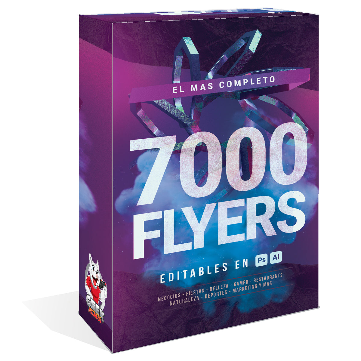 Mega Pack 7000 Flyers Premium Todas Las Temáticas Editables
