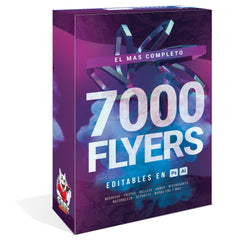 Mega Pack 7000 Flyers Premium Todas Las Temáticas Editables