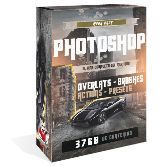 Adobe Photoshop Overlays Brushes Actions Presets - Mega Pack 37 GB