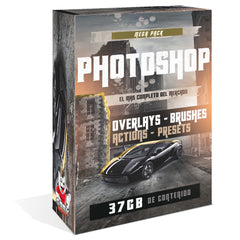 Adobe Photoshop Overlays Brushes Actions Presets - Mega Pack 37 GB