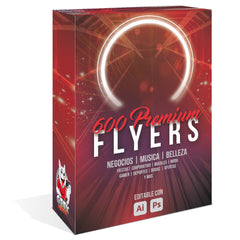 Mega Pack Diseño Gráfico - Plantillas - Fuentes - Overlays - Brushes