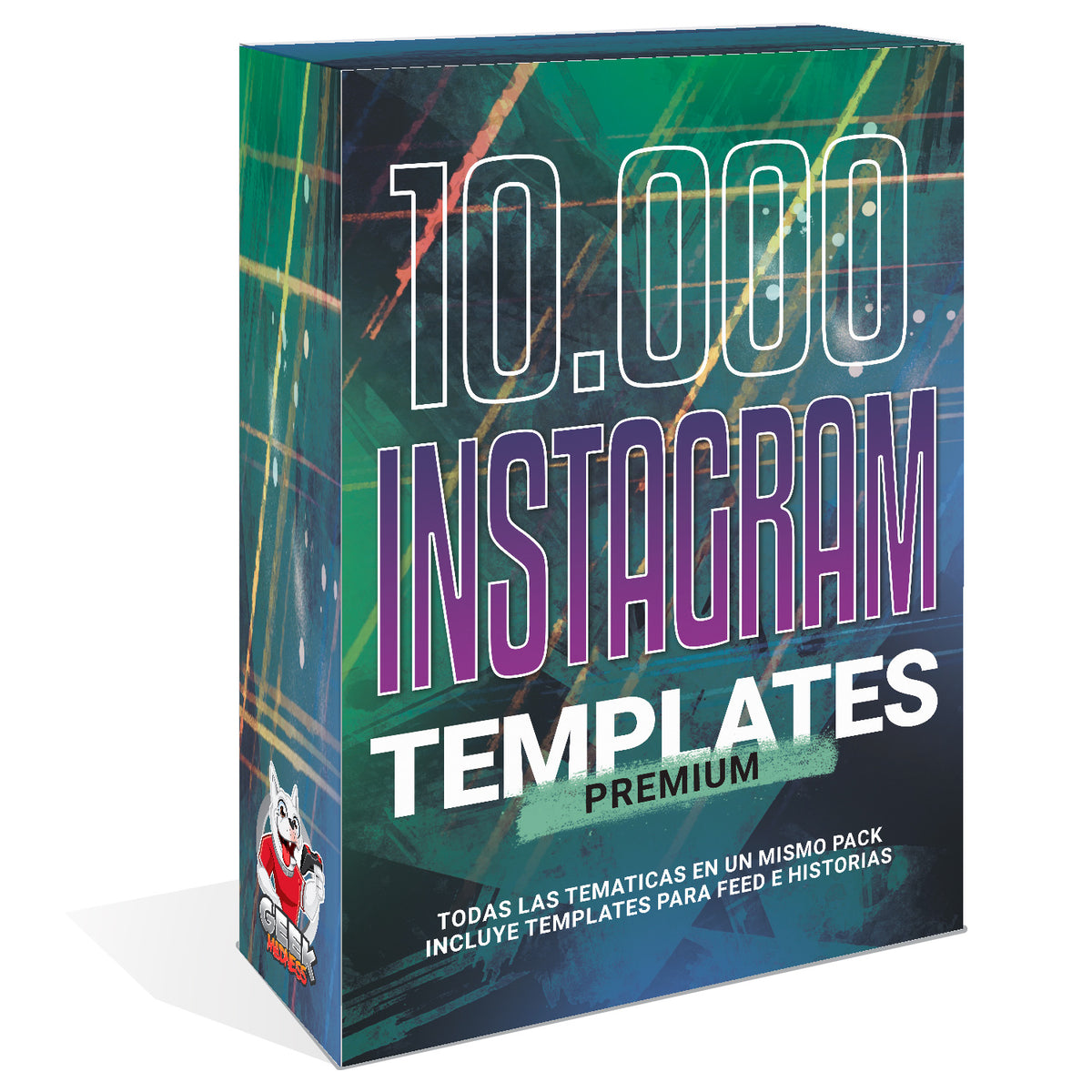 Mega Pack 10.000 Instagram Premium Templates Historia + Feed