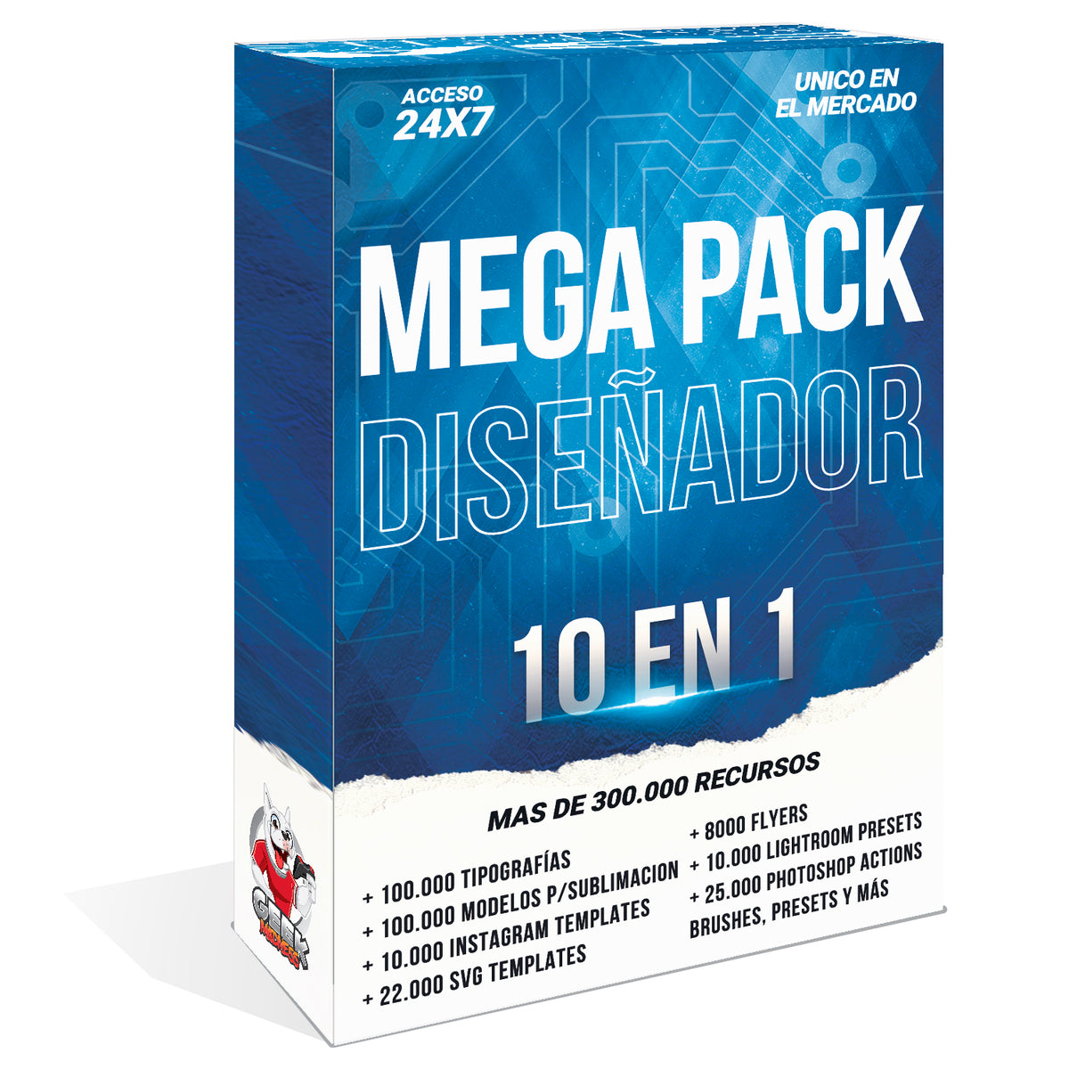 Mega Pack Diseño Gráfico - Plantillas - Fuentes - Overlays - Brushes