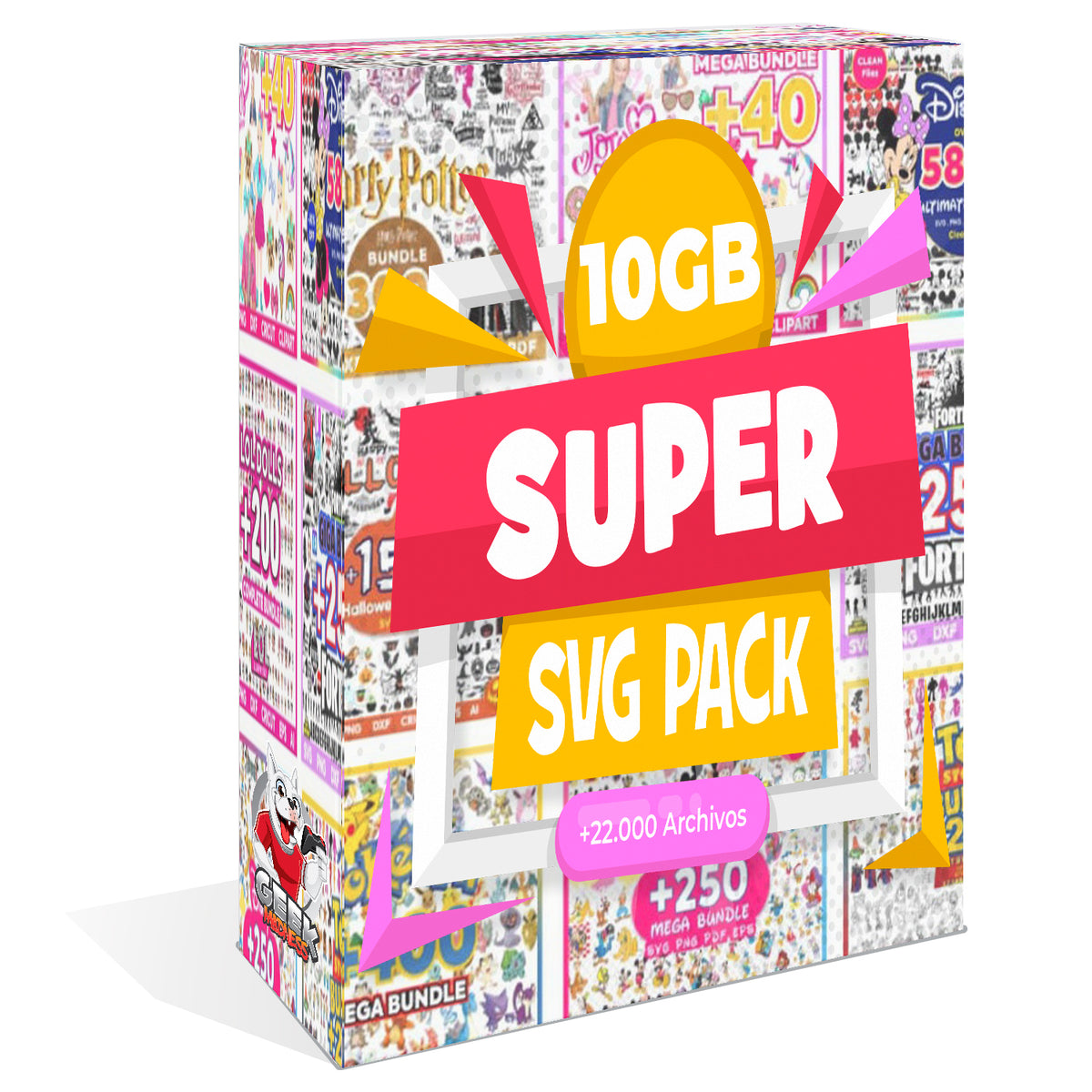 Pack Svg, Png 22.000 Archivos P/ Imp De Corte, Sublimadora