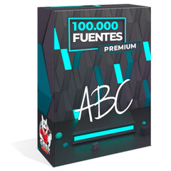 Mega Pack 100.000 Tipografías Premium - Fuentes - Fonts - El más completo