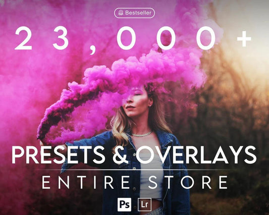 Adobe Photoshop Overlays Brushes Actions Presets - Mega Pack 37 GB