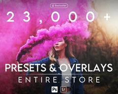 Adobe Photoshop Overlays Brushes Actions Presets - Mega Pack 37 GB